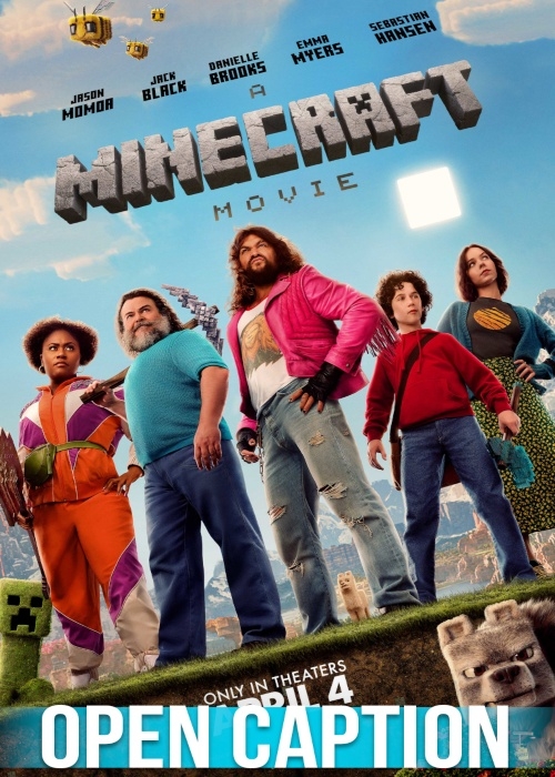 A MINECRAFT MOVIE (OPEN CAPTION) poster