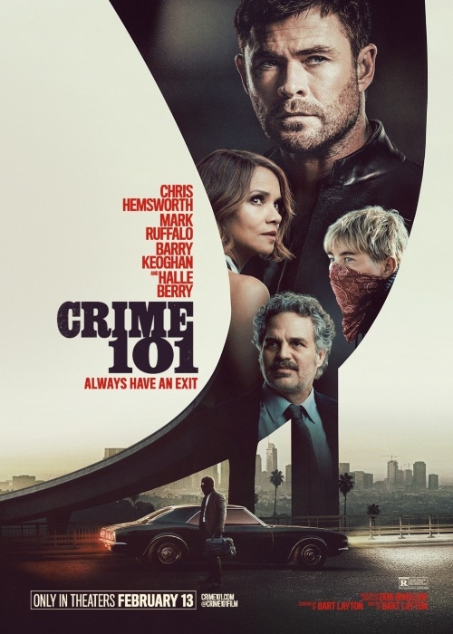 CRIME 101 poster