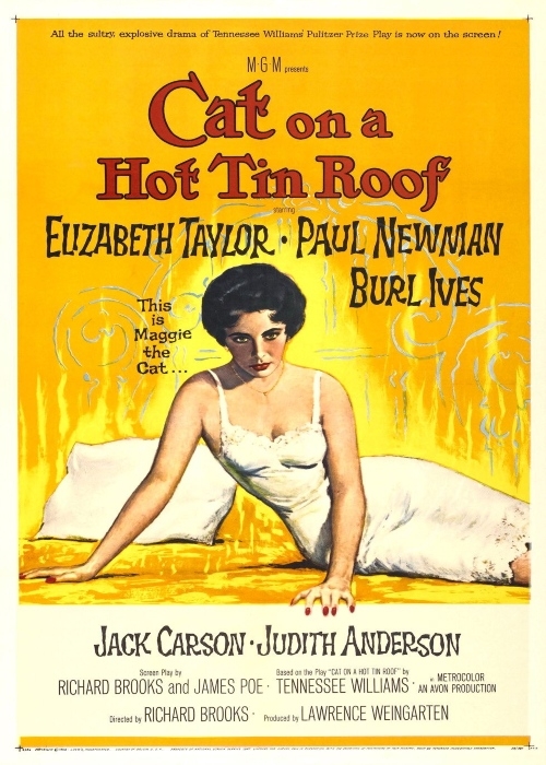 CAT ON A HOT TIN ROOF (1958) poster