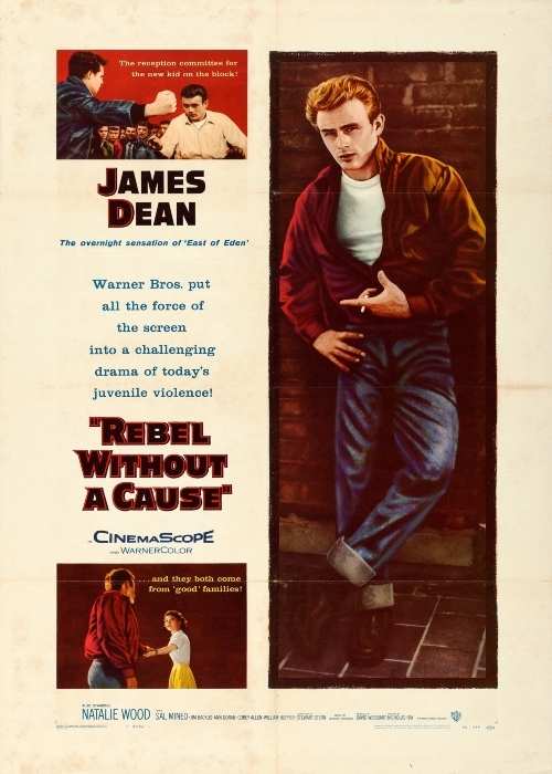 REBEL WITHOUT A CAUSE (1955) poster