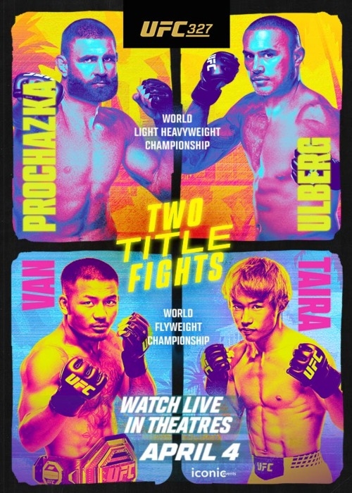 UFC 327: PROCHAZKA VS ULBERG poster