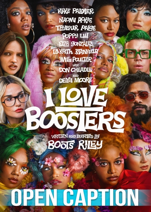 I LOVE BOOSTERS (OPEN CAPTION) poster