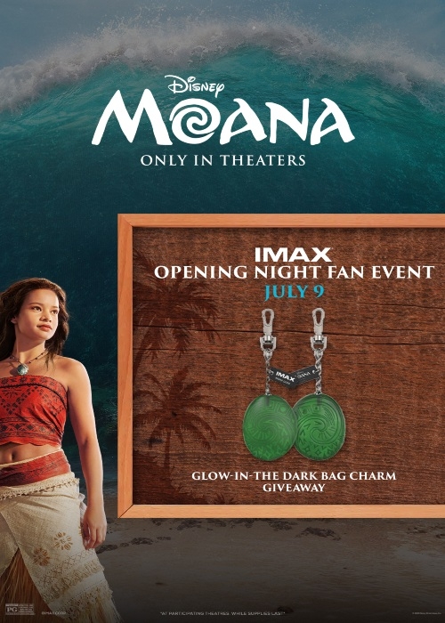 MOANA IMAX OPENING NIGHT FAN EVENT poster
