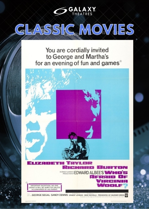 WHO'S AFRAID OF VIRGINIA WOOLF? (1966) poster