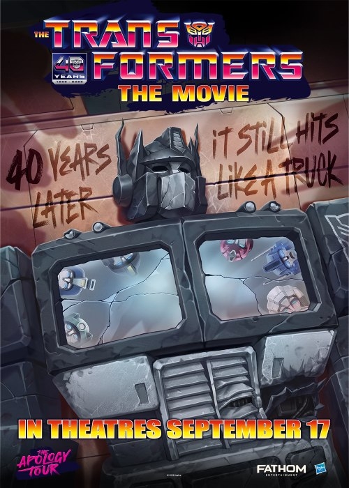 THE TRANSFORMERS: THE MOVIE 40TH ANNIVERSARY poster