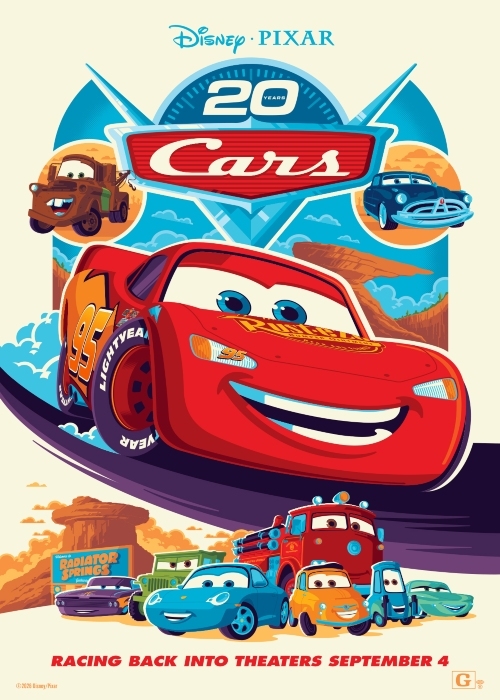 CARS: 20TH ANNIVERSARY poster