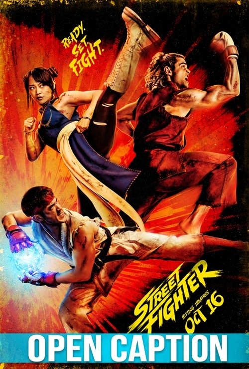 STREET FIGHTER (OPEN CAPTION) poster