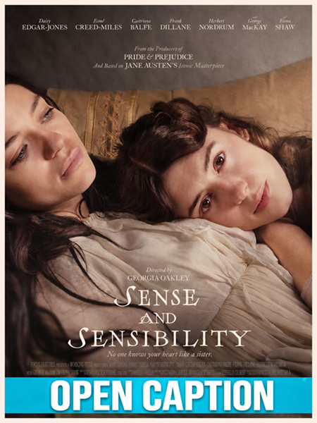SENSE AND SENSIBILITY (OPEN CAPTION) poster