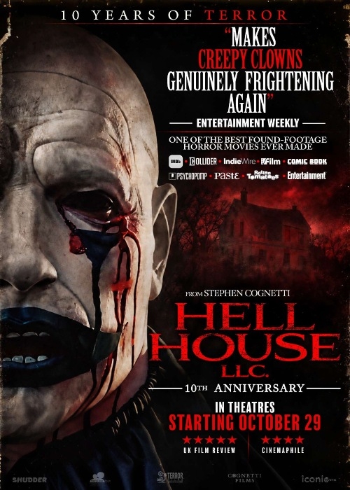 HELL HOUSE LLC 10TH ANNIVERSARY poster
